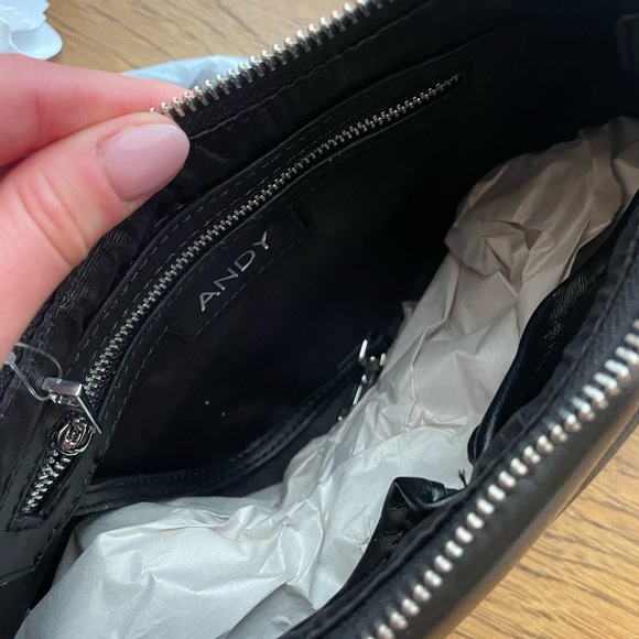 NWT Lambert Andy black quilted vegan leather 3 in 1 bag - Picture 10 of 14